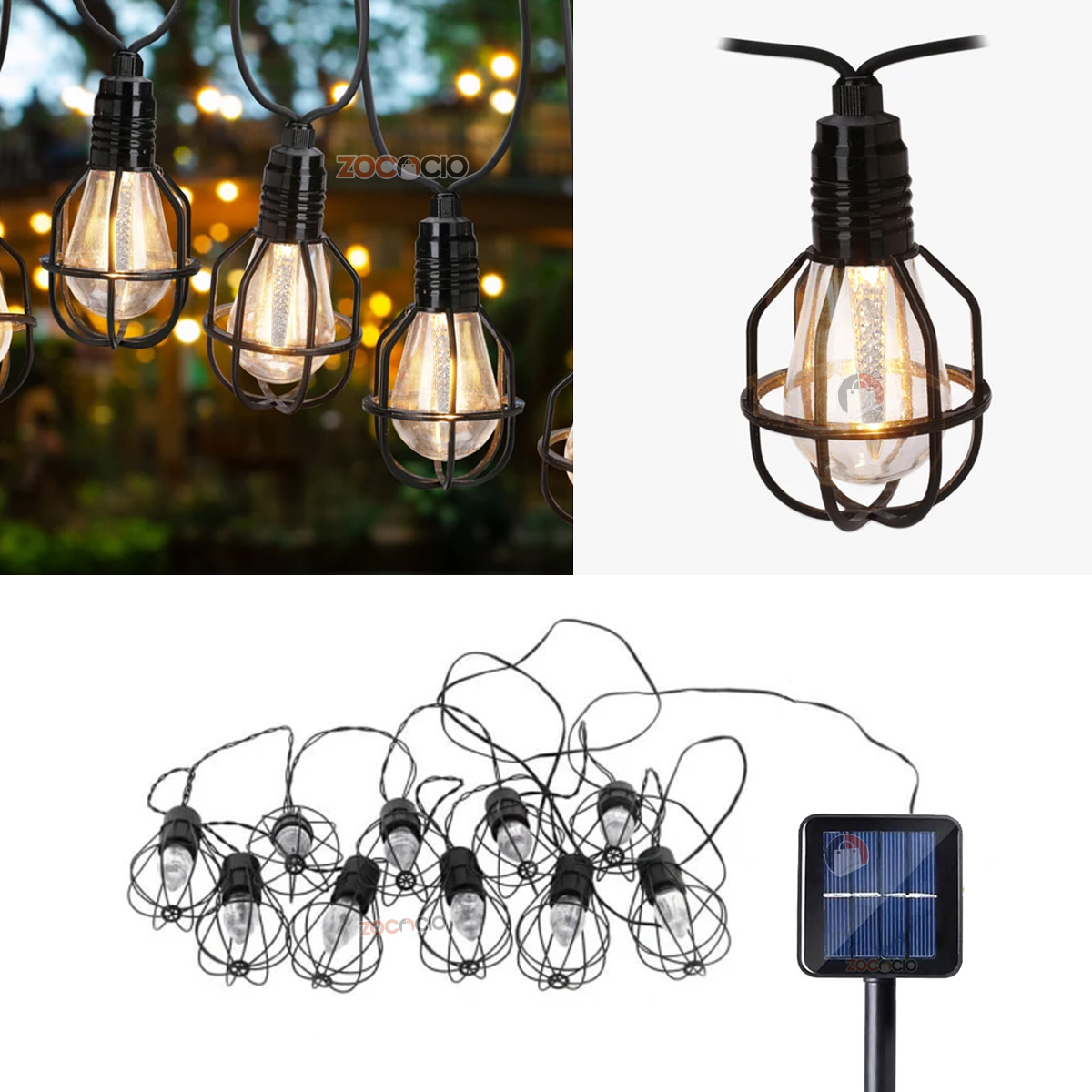 10 Bombillos Led Imitación Hierro Forjad